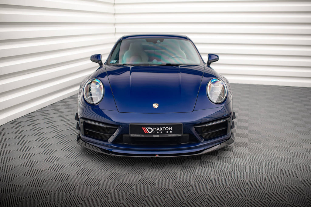 Prelungire splitter bara fata Porsche 911 Carrera Aero 992 2019- v3 - Maxton Design