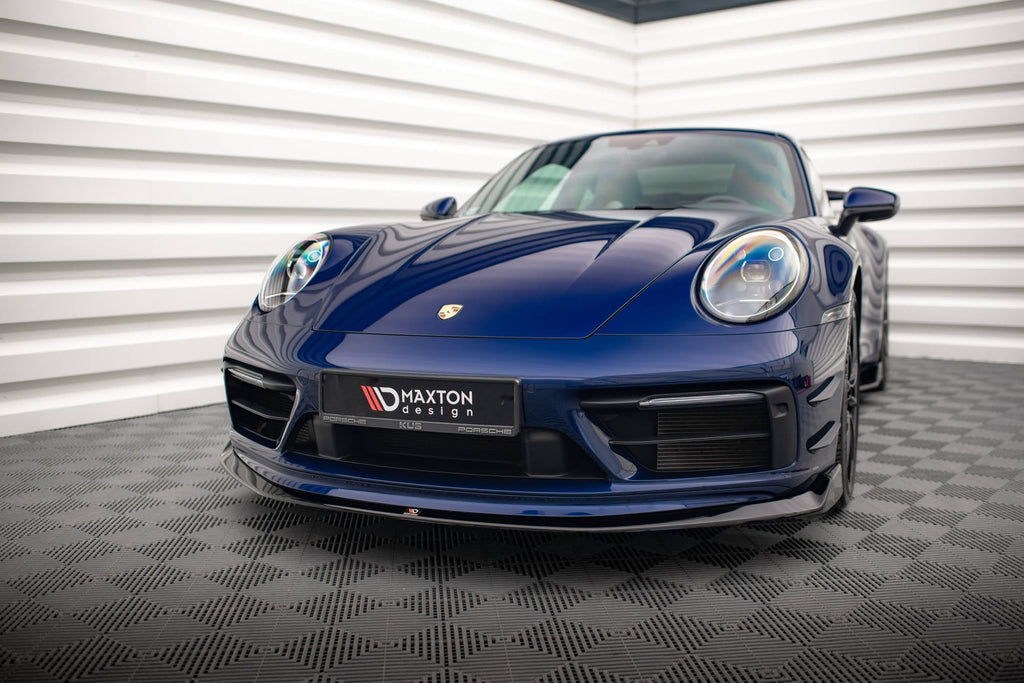 Prelungire splitter bara fata Porsche 911 Carrera Aero 992 2019- v3 - Maxton Design