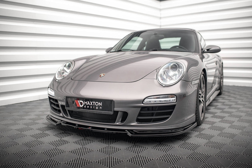Prelungire splitter bara fata Porsche 911 Carrera GTS 997 Facelift 2009-2011 v4 - Maxton Design