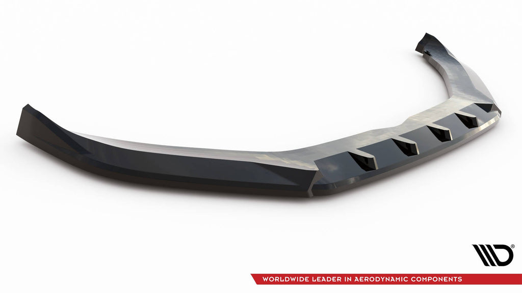 Prelungire splitter bara fata Porsche Panamera E-Hybrid 971 Facelift 2020- v5 - Maxton Design