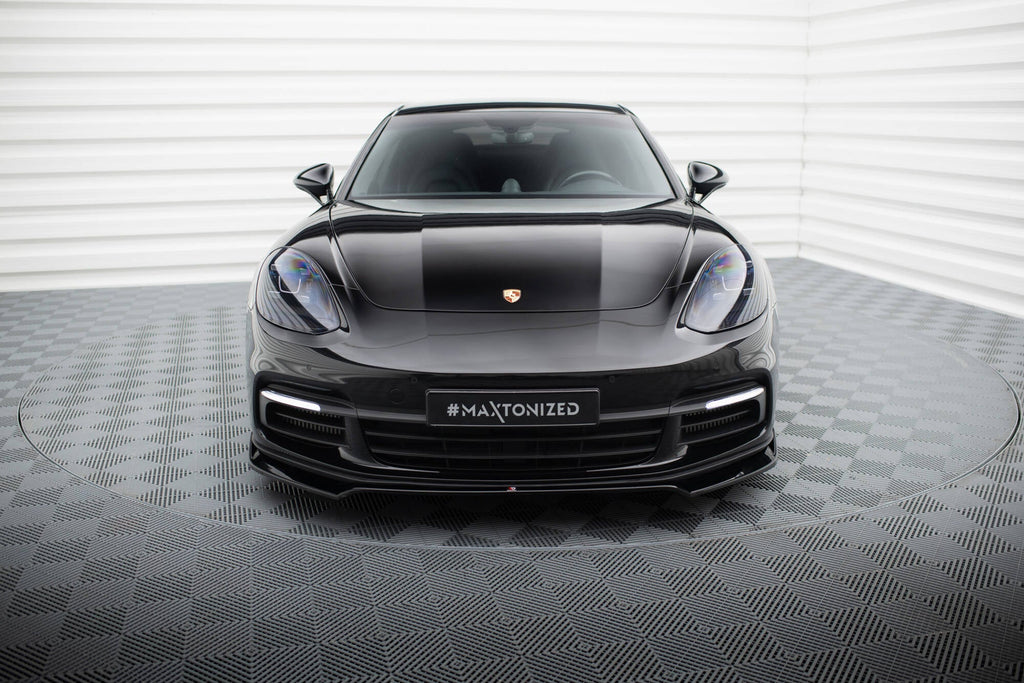 Prelungire splitter bara fata Porsche Panamera E-Hybrid 971 2016-2020 v7 - Maxton Design