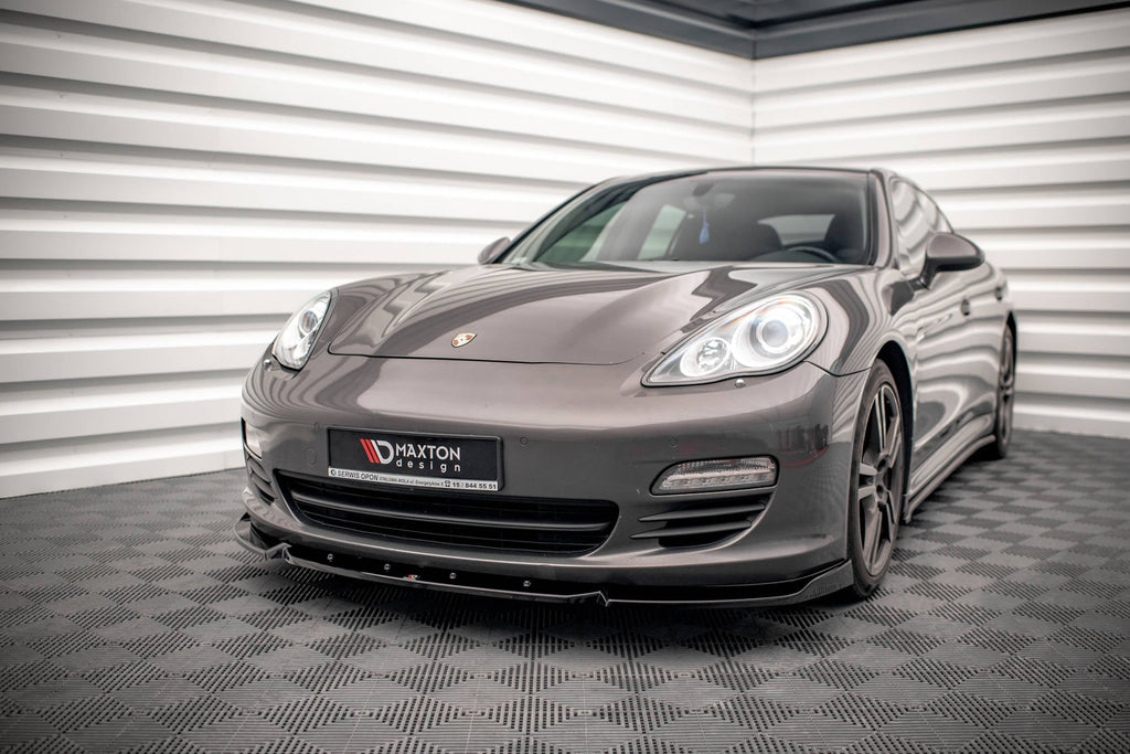 Prelungire splitter bara fata Porsche Panamera / Panamera Diesel 970 2009-2013 v4 - Maxton Design
