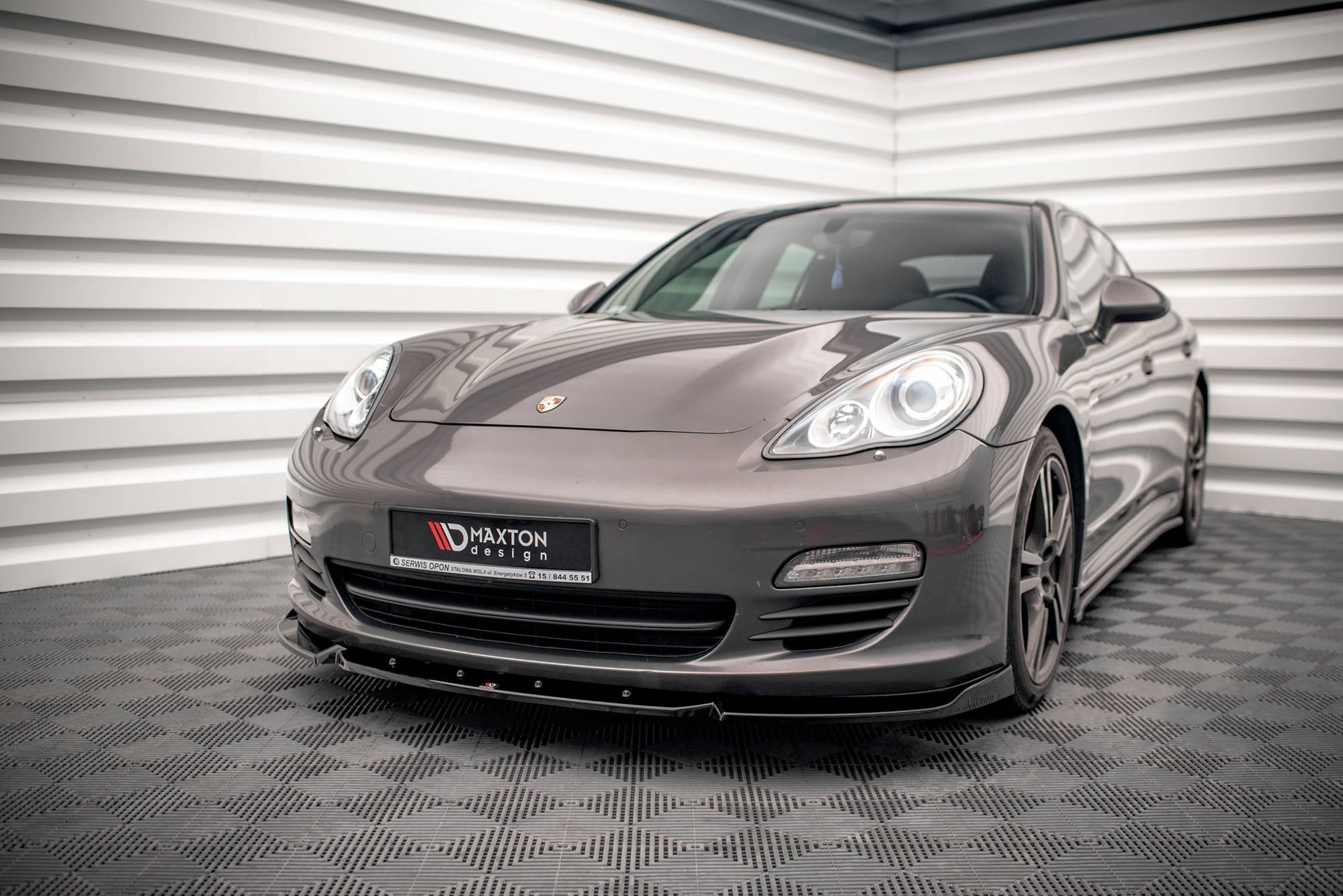 Prelungire splitter bara fata Porsche Panamera / Panamera Diesel 970 2009-2013 v4 - Maxton Design