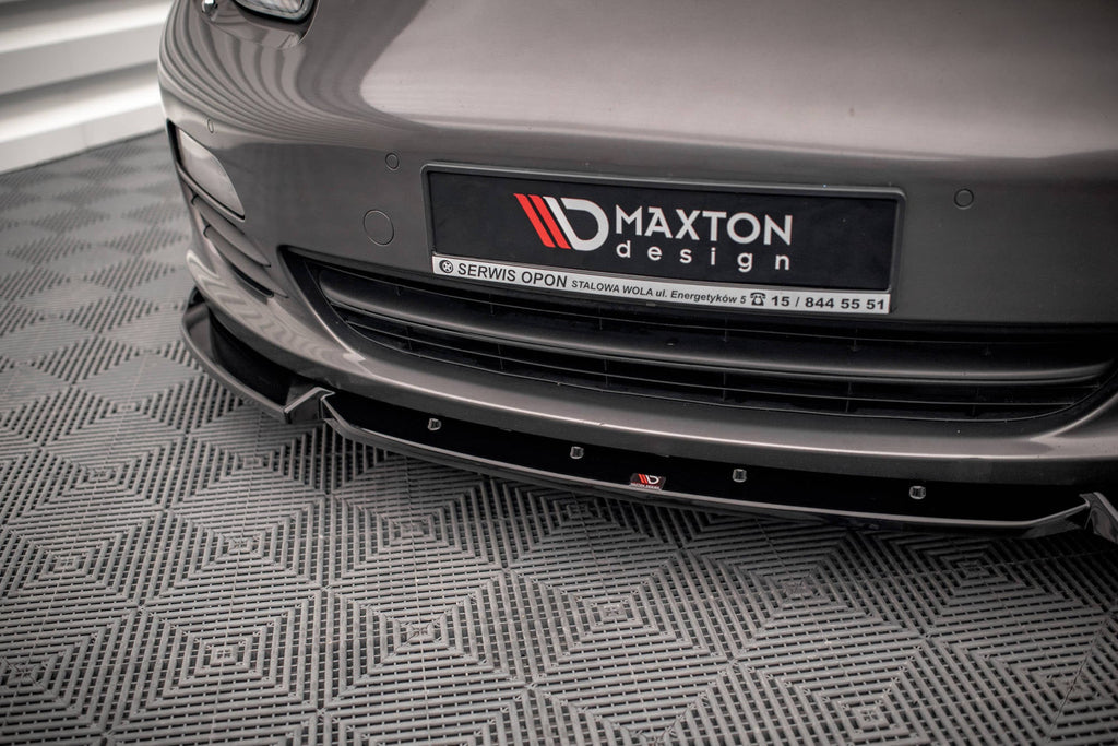 Prelungire splitter bara fata Porsche Panamera / Panamera Diesel 970 2009-2013 v4 - Maxton Design