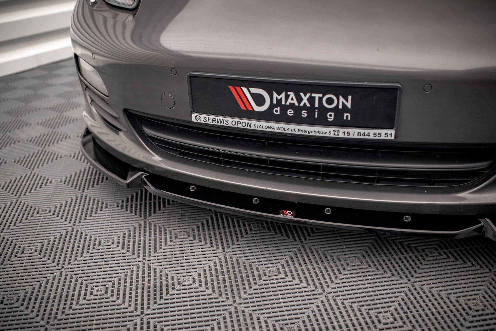 Prelungire splitter bara fata Porsche Panamera / Panamera Diesel 970 2009-2013 v4 - Maxton Design