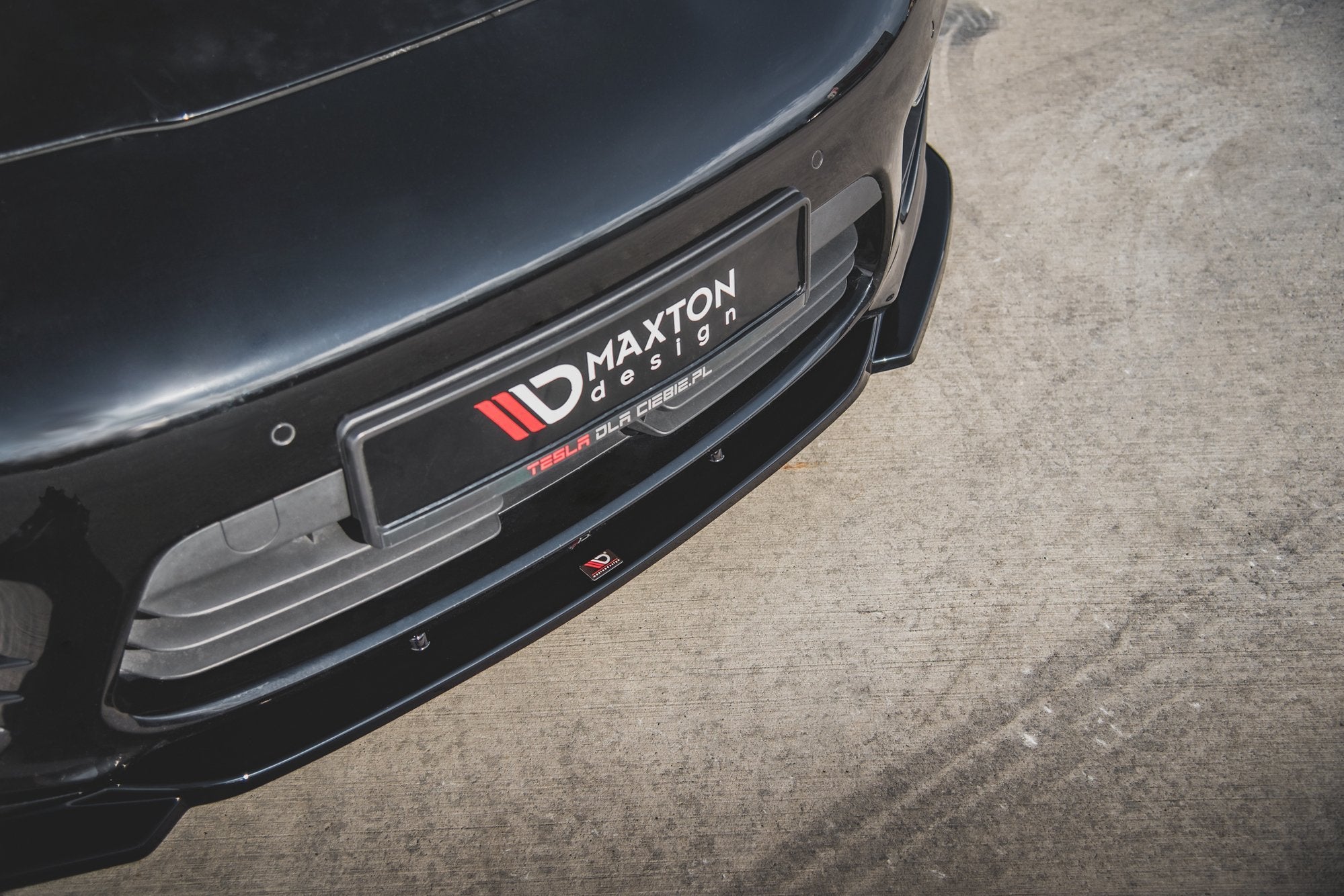 Prelungire splitter bara fata Porsche Panamera Turbo 970 Facelift 2013-2016 v2 - Maxton Design
