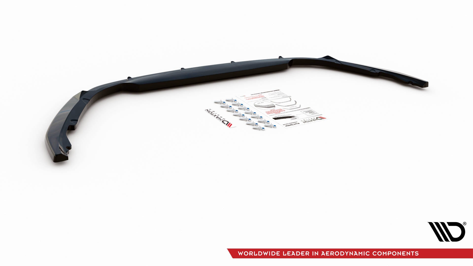 Prelungire splitter bara fata Renault Clio Mk5 2019- v2 - Maxton Design