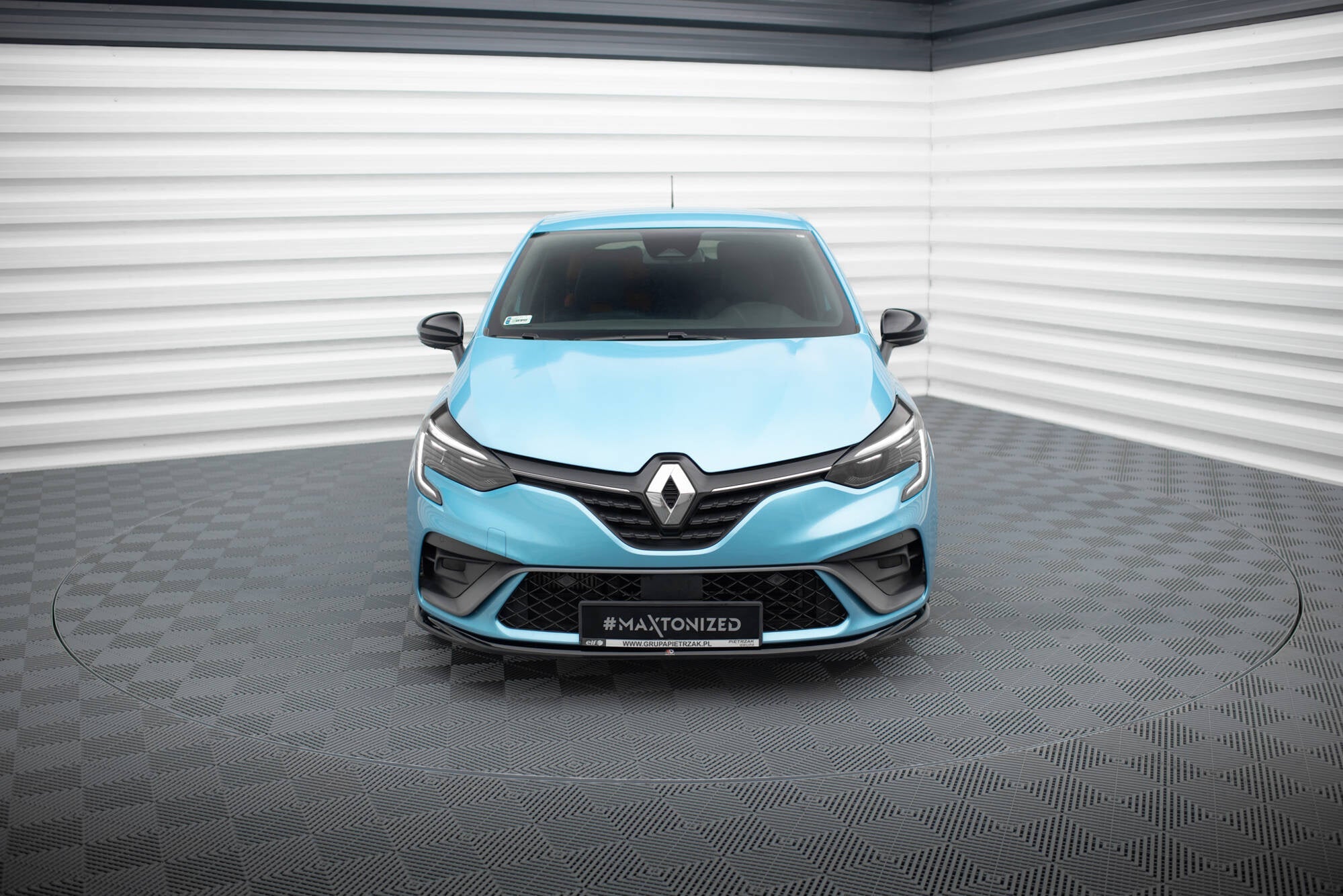 Prelungire splitter bara fata Renault Clio R.S. Line Mk5 2019-2023 v4 - Maxton Design
