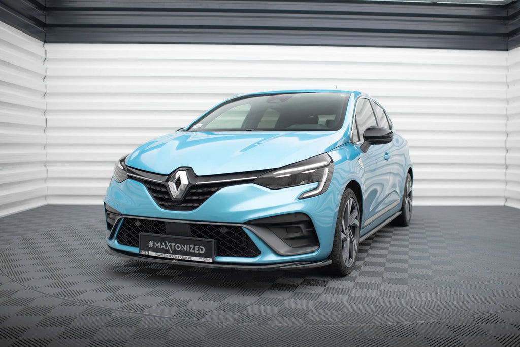Prelungire splitter bara fata Renault Clio R.S. Line Mk5 2019-2023 v4 - Maxton Design