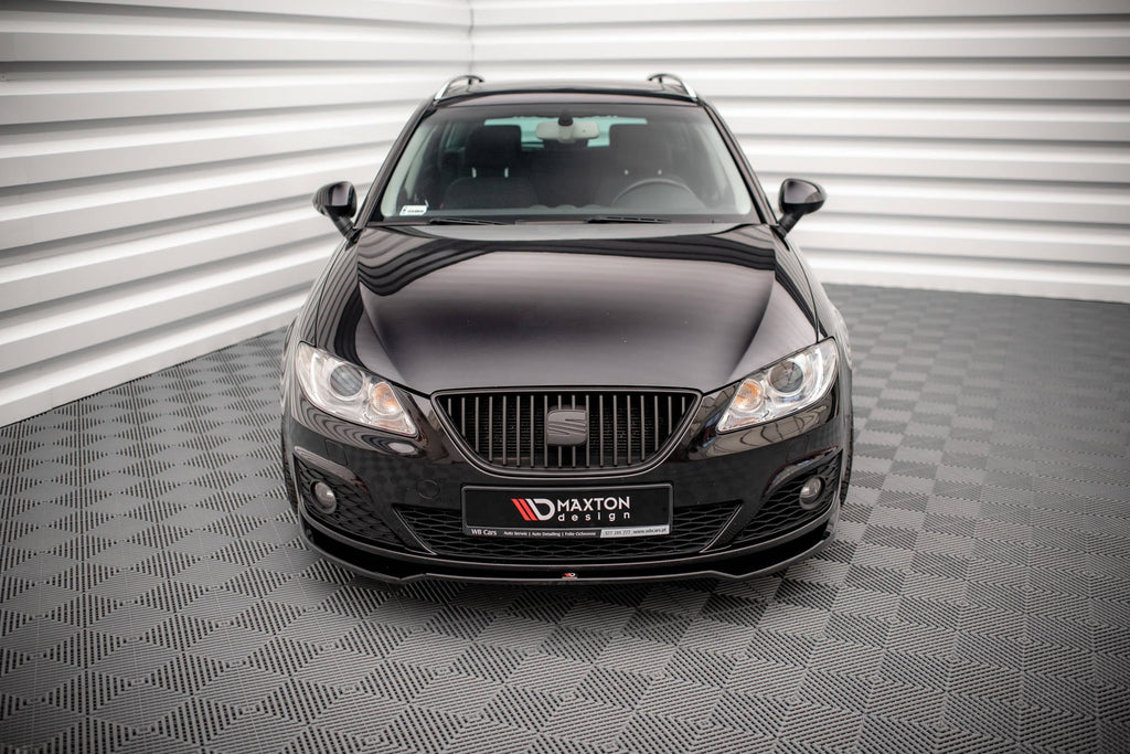 Prelungire splitter bara fata Seat Exeo 2008-2013 v2 - Maxton Design