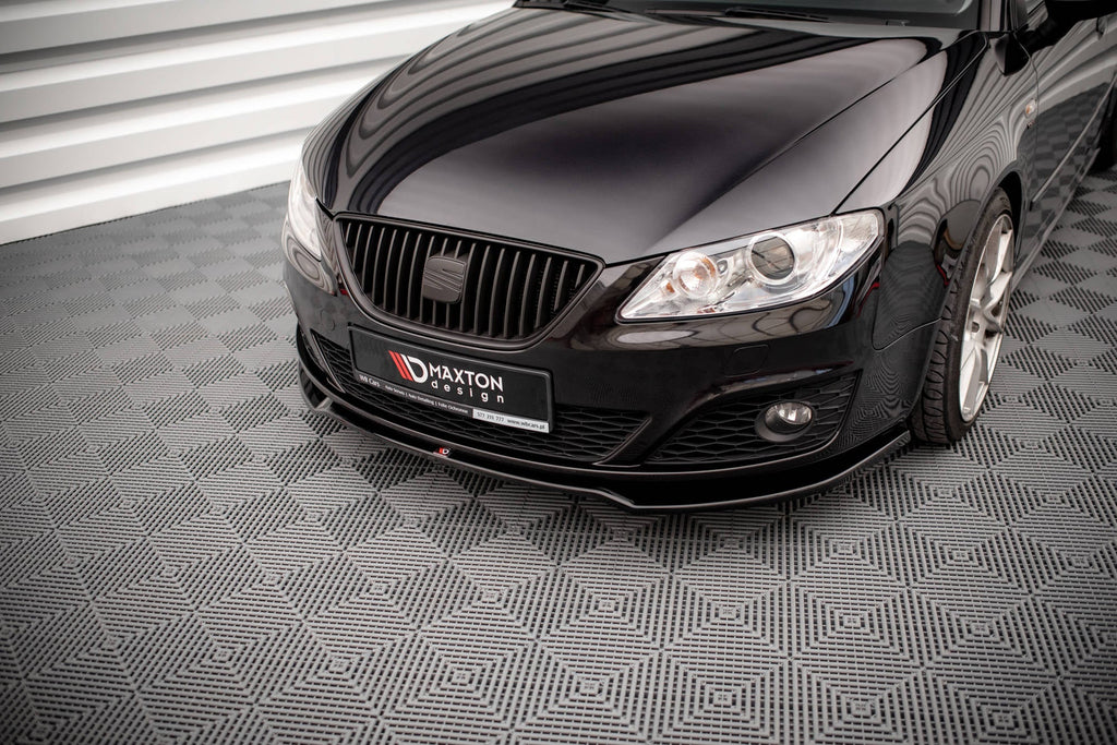 Prelungire splitter bara fata Seat Exeo 2008-2013 v2 - Maxton Design