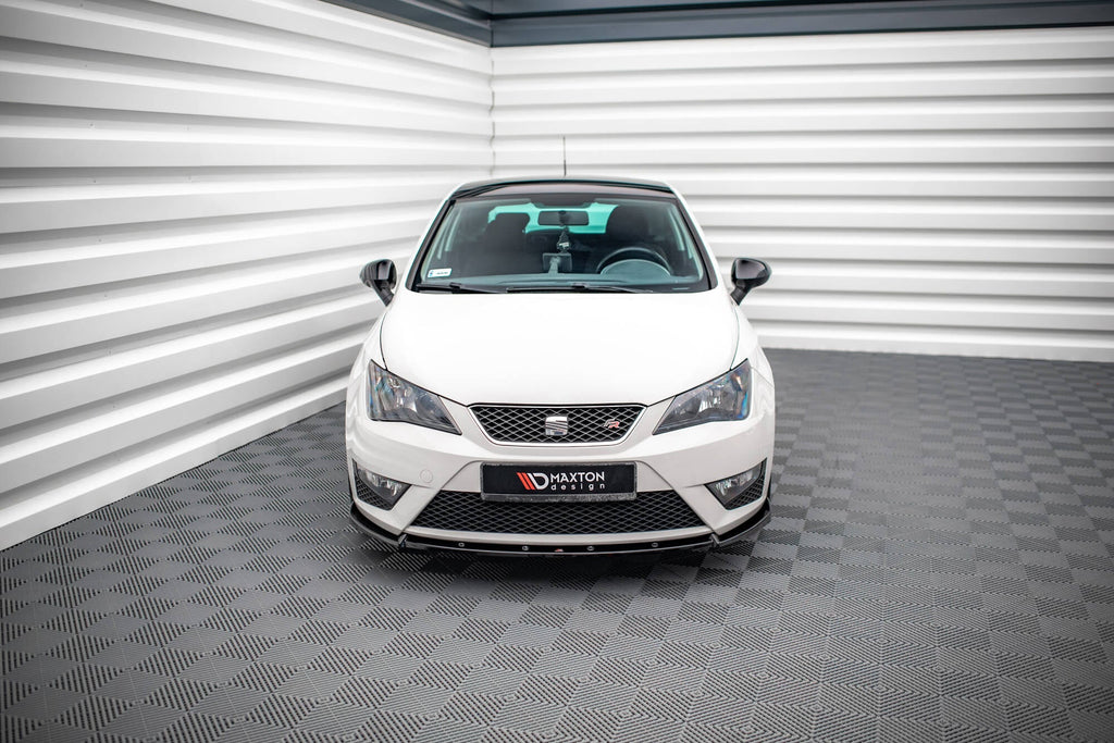 Prelungire splitter bara fata Seat Ibiza FR SC Mk4 Facelift 2012-2017 v2 - Maxton Design