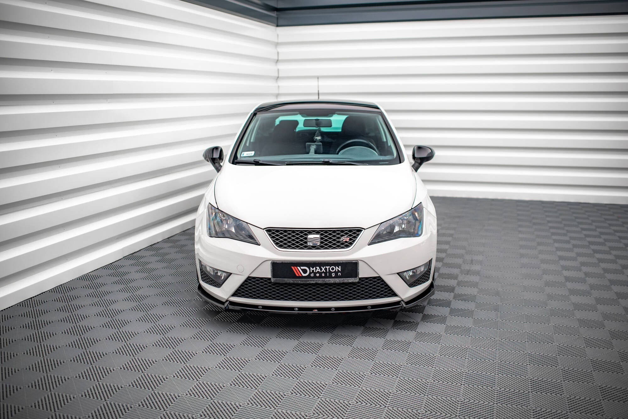 Prelungire splitter bara fata Seat Ibiza FR SC Mk4 Facelift 2012-2017 v2 - Maxton Design