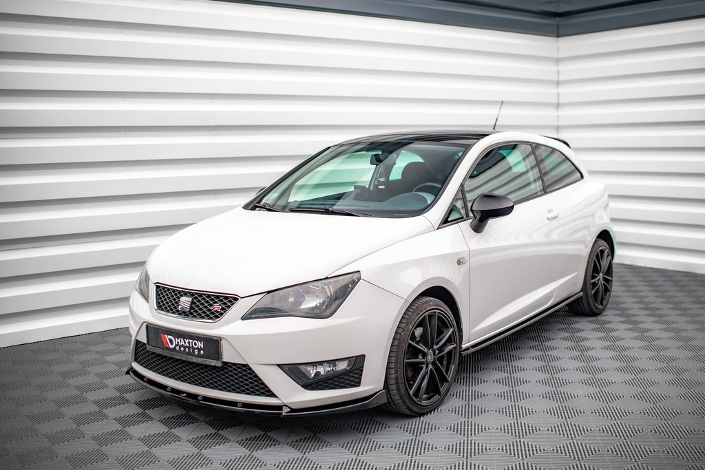 Prelungire splitter bara fata Seat Ibiza FR SC Mk4 Facelift 2012-2017 v2 - Maxton Design