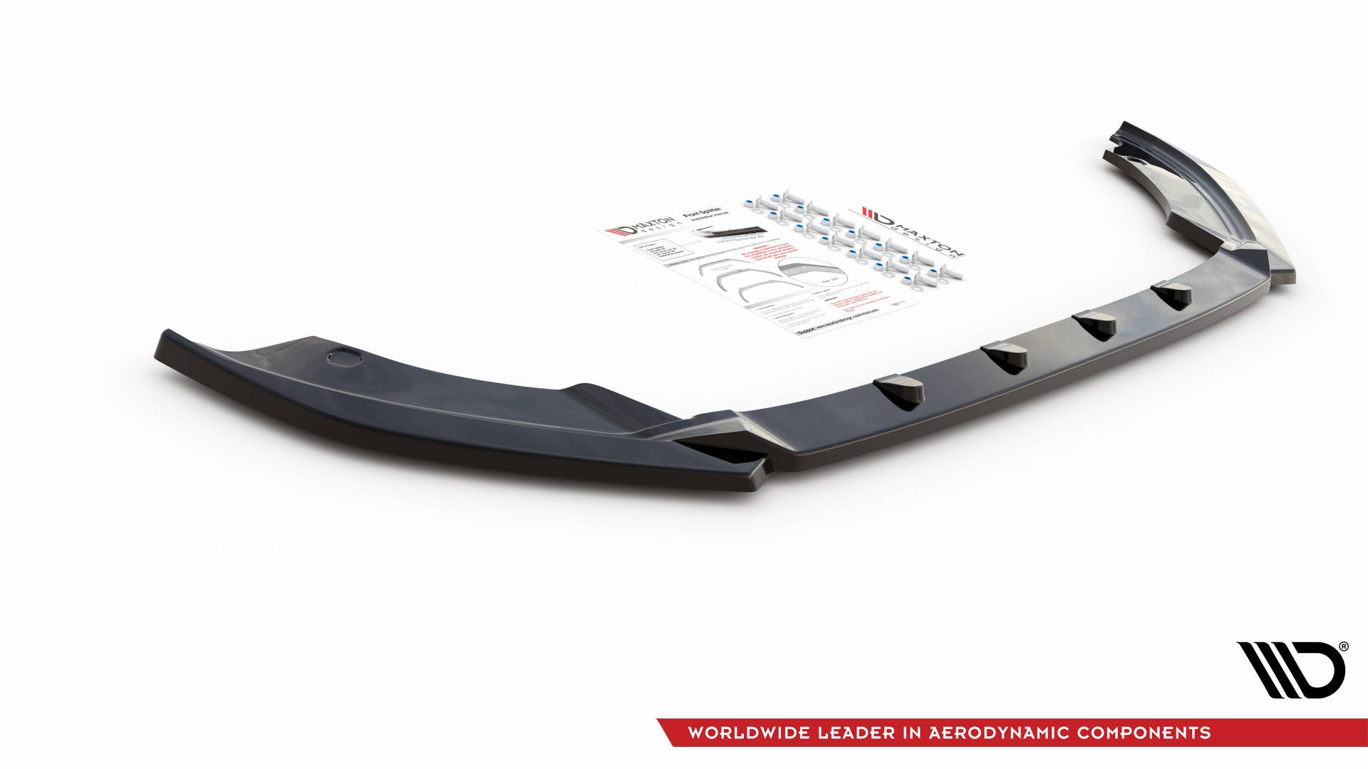 Prelungire splitter bara fata Seat Ibiza Mk5 2017-2021 v2 - Maxton Design