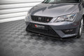 Prelungire splitter bara fata Seat Leon FR Cupra Mk3 2012-2016 v13 - Maxton Design