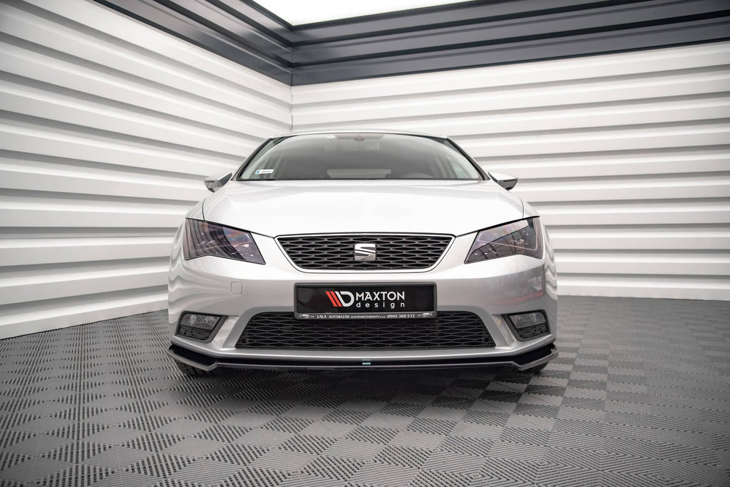Prelungire splitter bara fata Seat Leon Mk3 2012-2016 v11 - Maxton Design