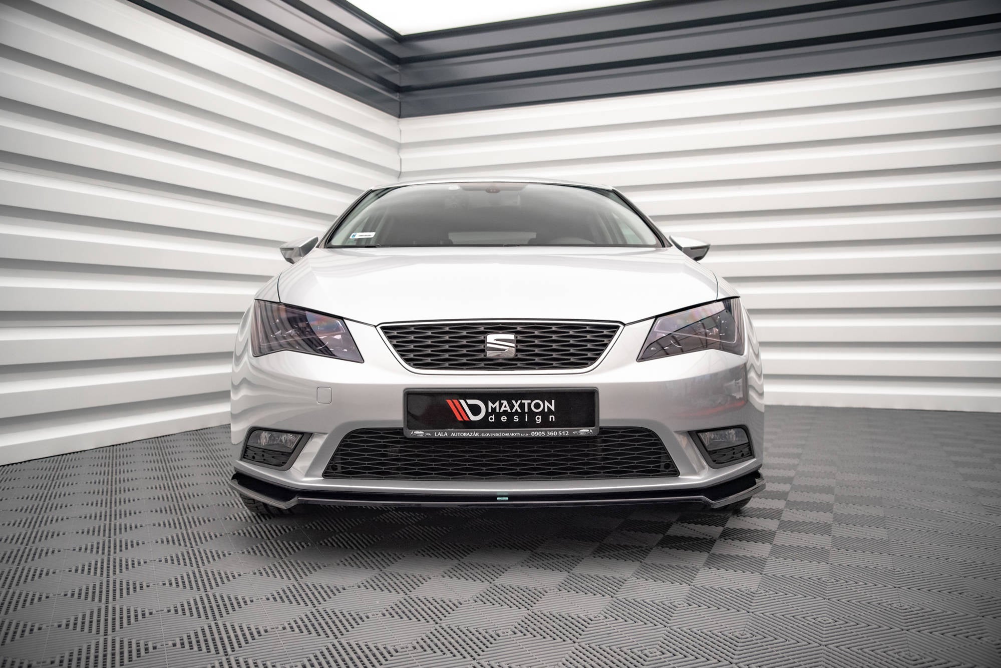 Prelungire splitter bara fata Seat Leon Mk3 2012-2016 v11 - Maxton Design