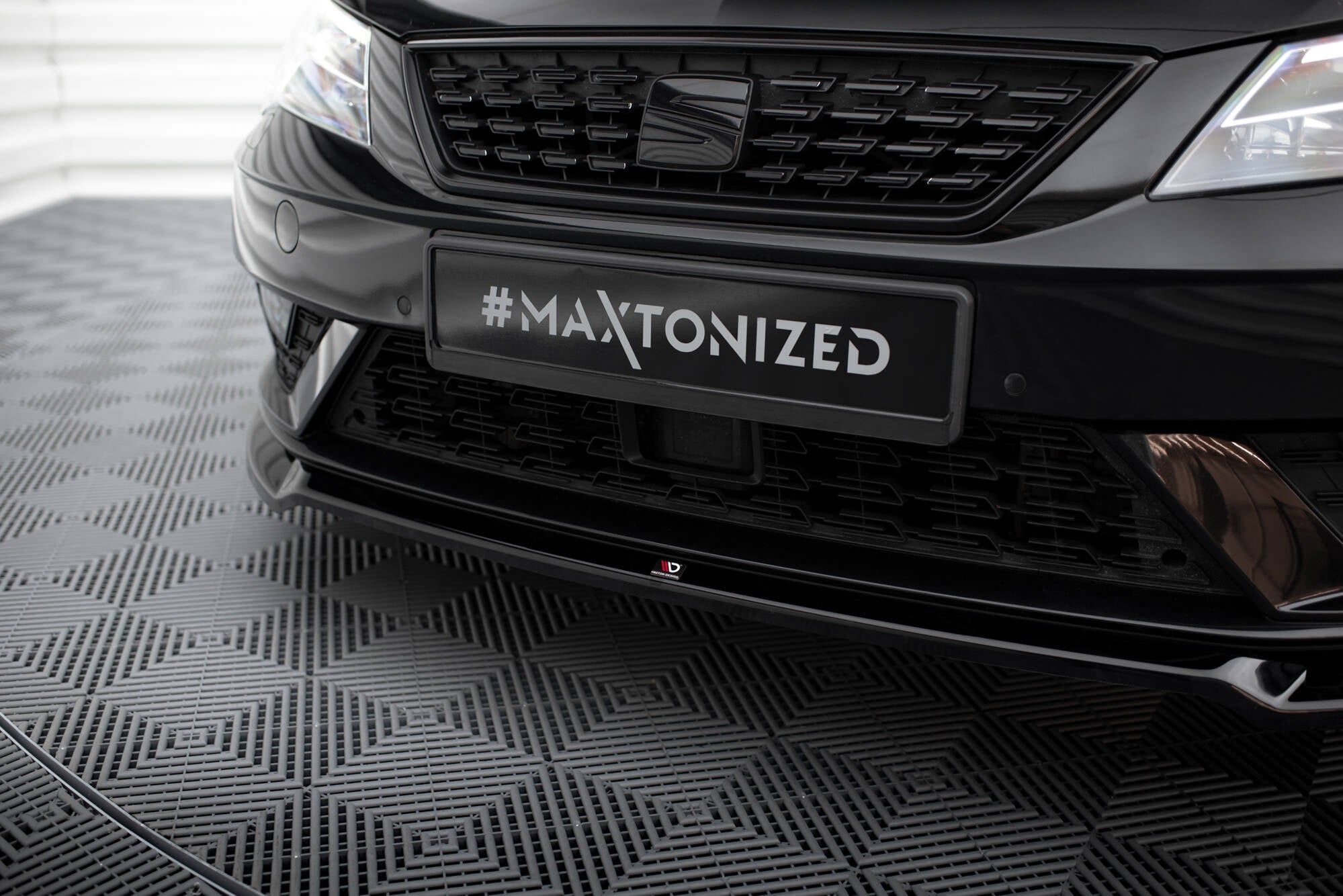 Prelungire splitter bara fata Seat Leon Mk3 Facelift 2016-2020 v15 - Maxton Design