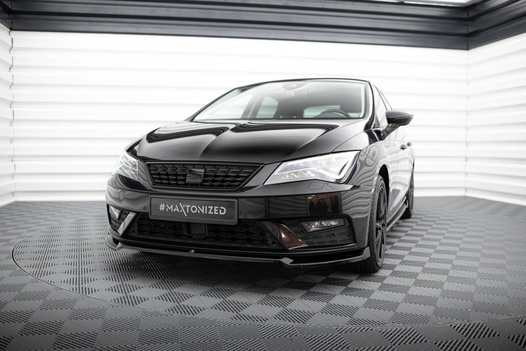 Prelungire splitter bara fata Seat Leon Mk3 Facelift 2016-2020 v15 - Maxton Design