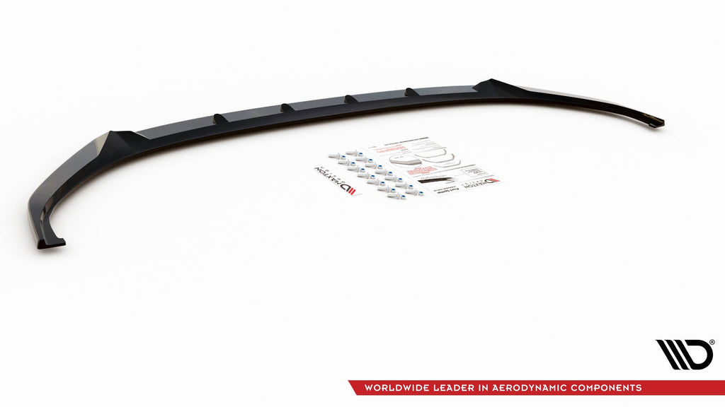 Prelungire splitter bara fata Skoda Enyaq iV 2020- v2 - Maxton Design