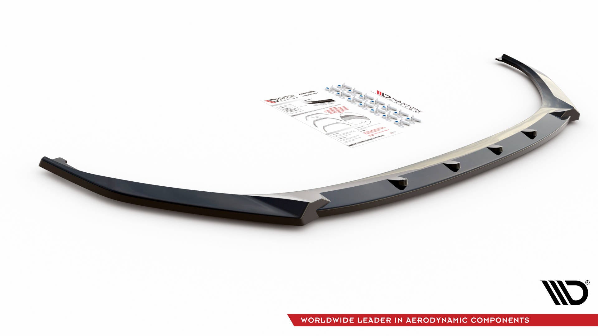 Prelungire splitter bara fata Skoda Enyaq iV 2020- v2 - Maxton Design