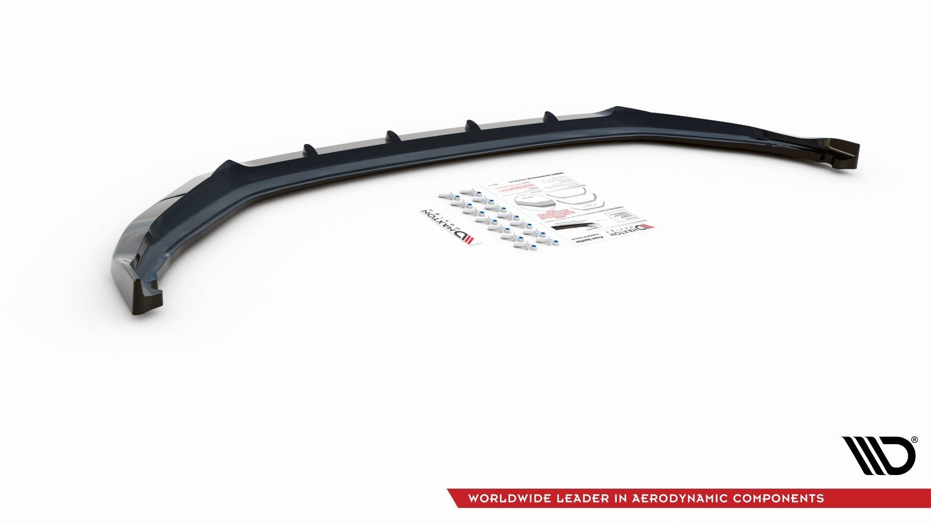 Prelungire splitter bara fata Skoda Kamiq 2019- v2 - Maxton Design