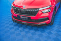 Prelungire splitter bara fata Skoda Kamiq 2019- v2 - Maxton Design