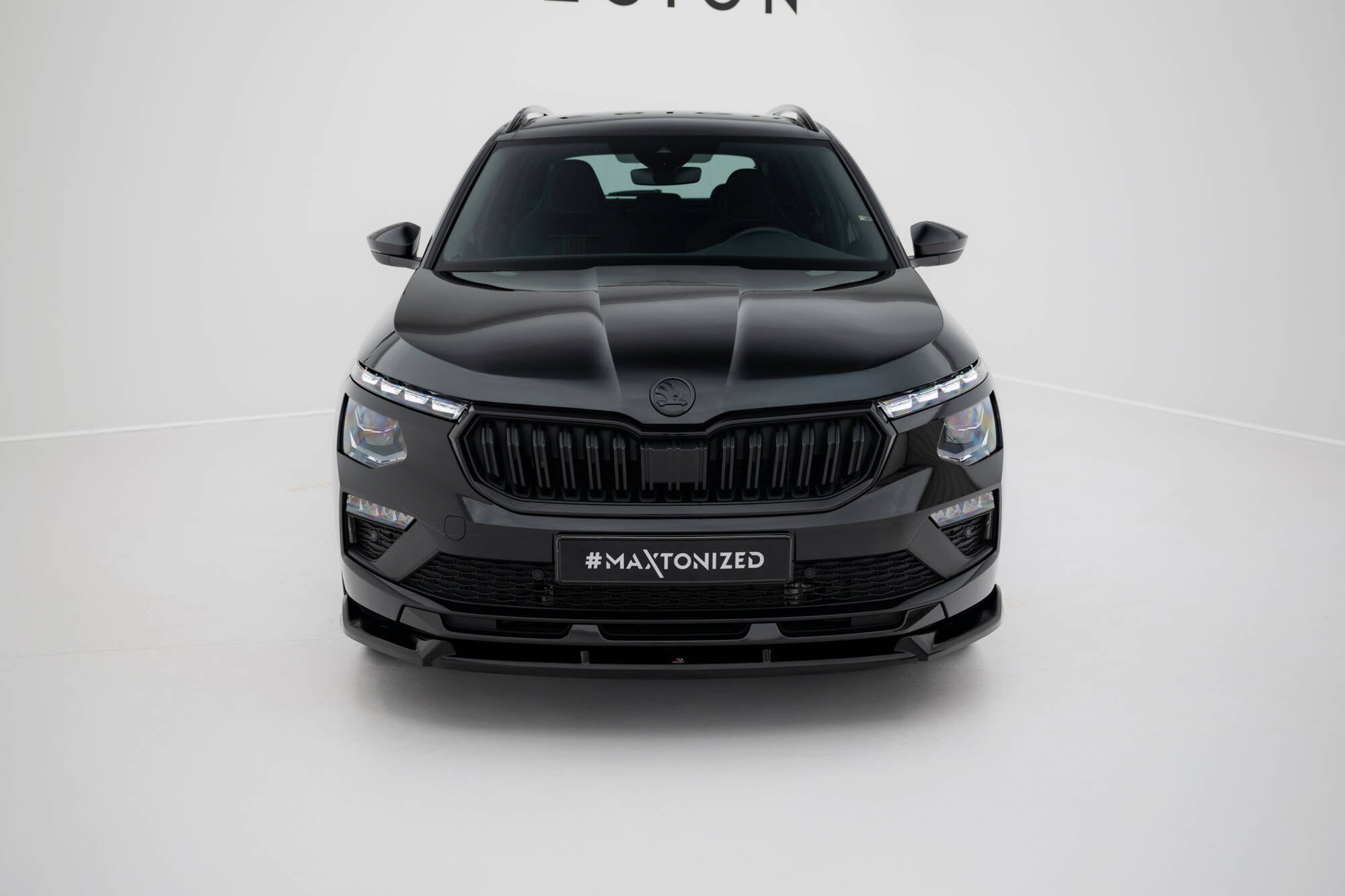 Prelungire splitter bara fata Skoda Kamiq Monte Carlo Mk1 Facelift 2023- v4 - Maxton Design