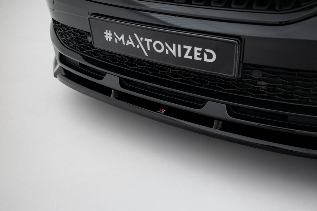 Prelungire splitter bara fata Skoda Kamiq Monte Carlo Mk1 Facelift 2023- v4 - Maxton Design