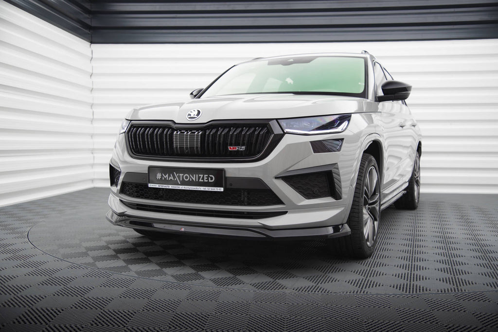 Prelungire splitter bara fata Skoda Kodiaq RS Mk1 Facelift 2021-2023 v6 - Maxton Design