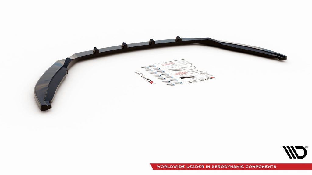 Prelungire splitter bara fata Skoda Octavia Mk3 Facelift 2016-2020 v19 - Maxton Design