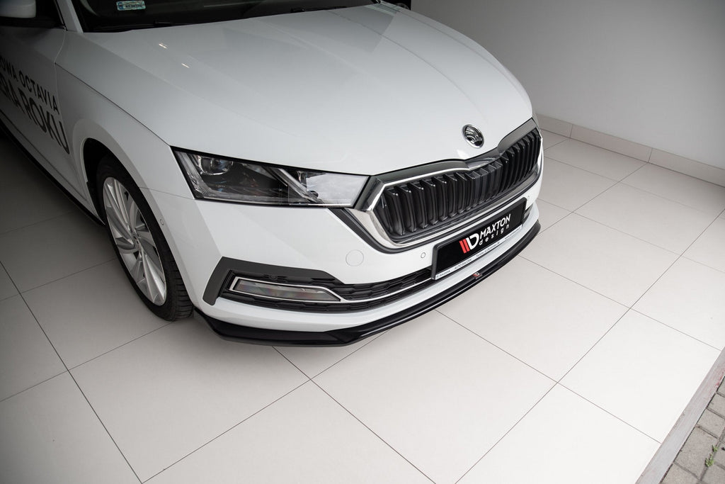 Prelungire splitter bara fata Skoda Octavia Mk4 2019- v2 - Maxton Design