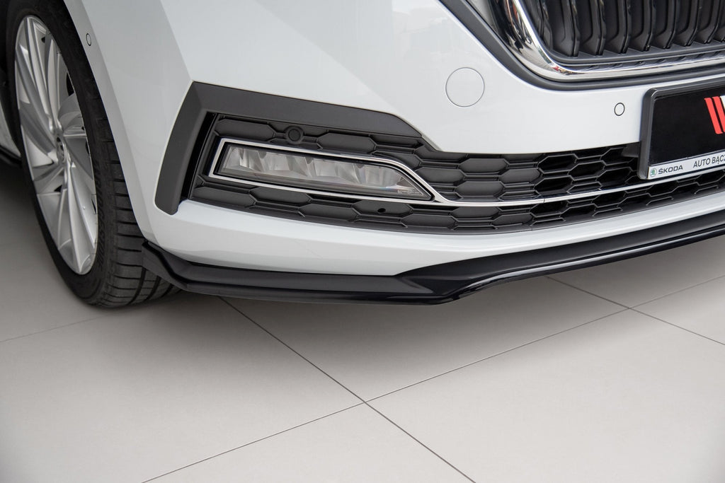 Prelungire splitter bara fata Skoda Octavia Mk4 2019- v2 - Maxton Design