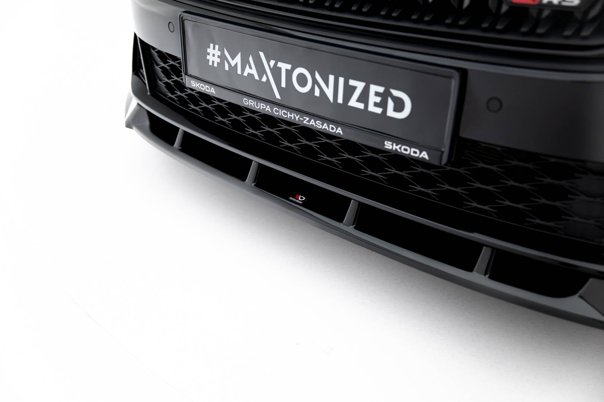 Prelungire splitter bara fata Skoda Octavia RS Liftback Combi Mk4 Facelift 2024- v19 - Maxton Design