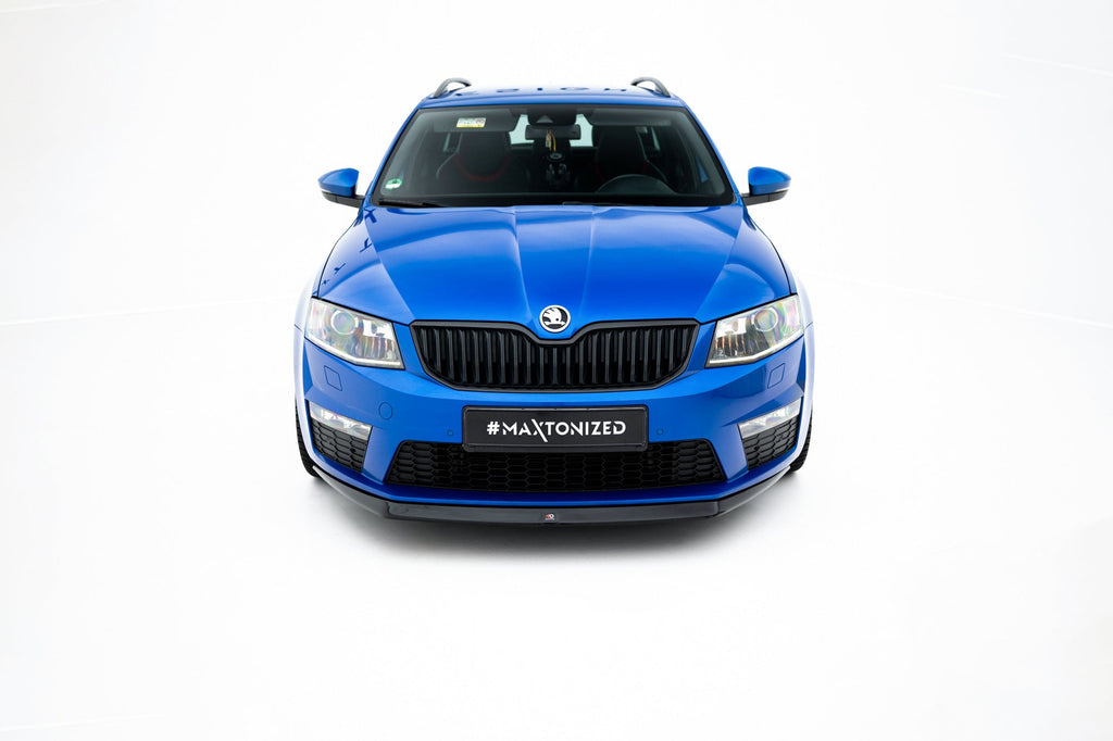 Prelungire splitter bara fata Skoda Octavia Mk3 RS 2013- v8 - Maxton Design