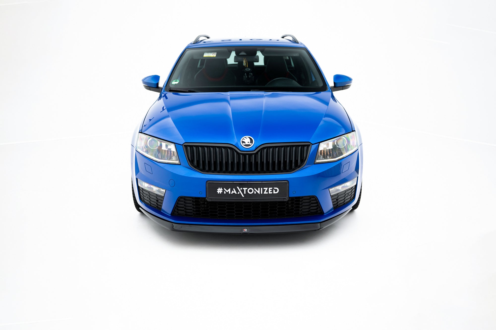 Prelungire splitter bara fata Skoda Octavia Mk3 RS 2013- v8 - Maxton Design