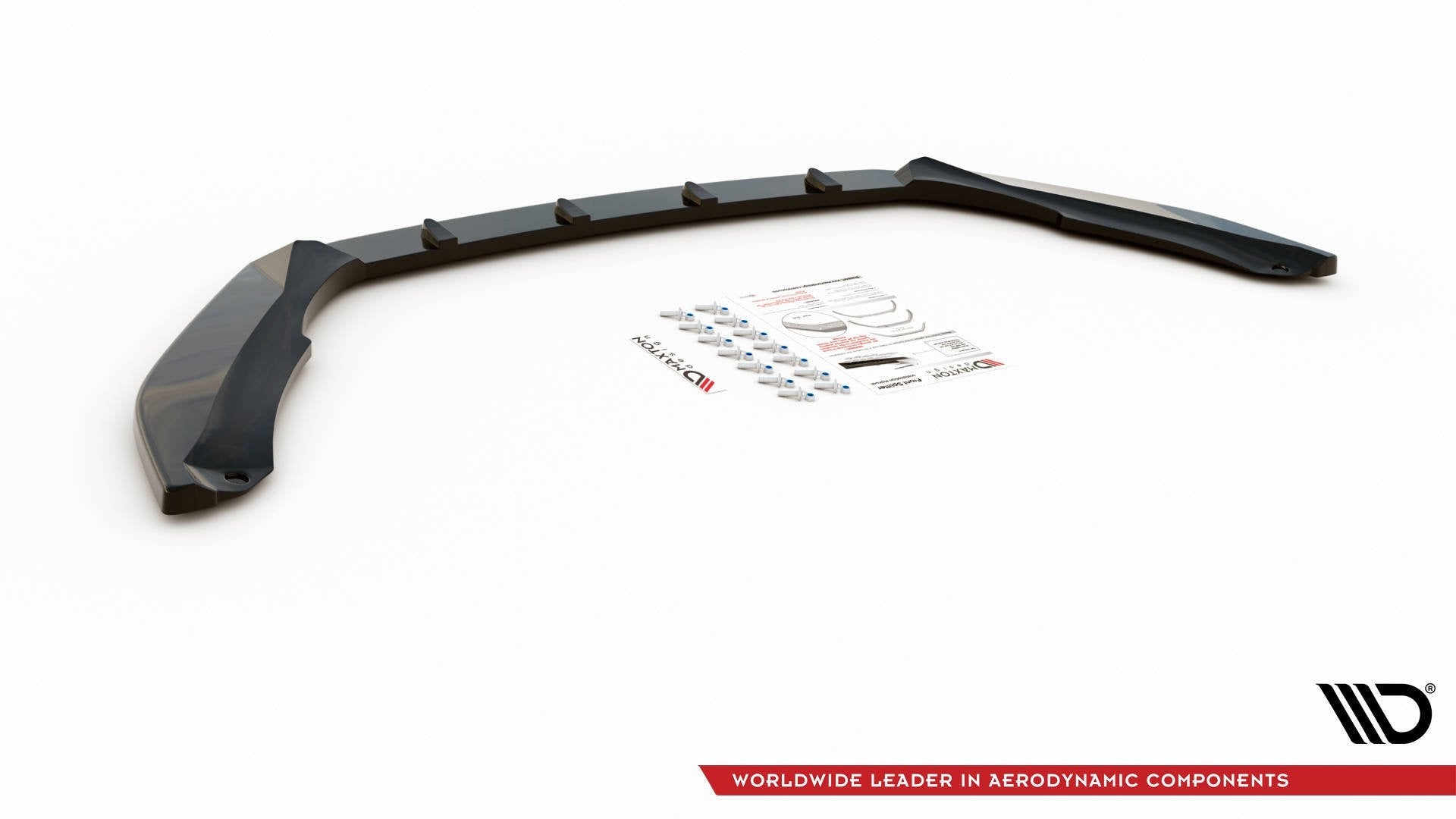 Prelungire splitter bara fata Skoda Octavia RS Mk3 Facelift 2016-2019 v16 - Maxton Design