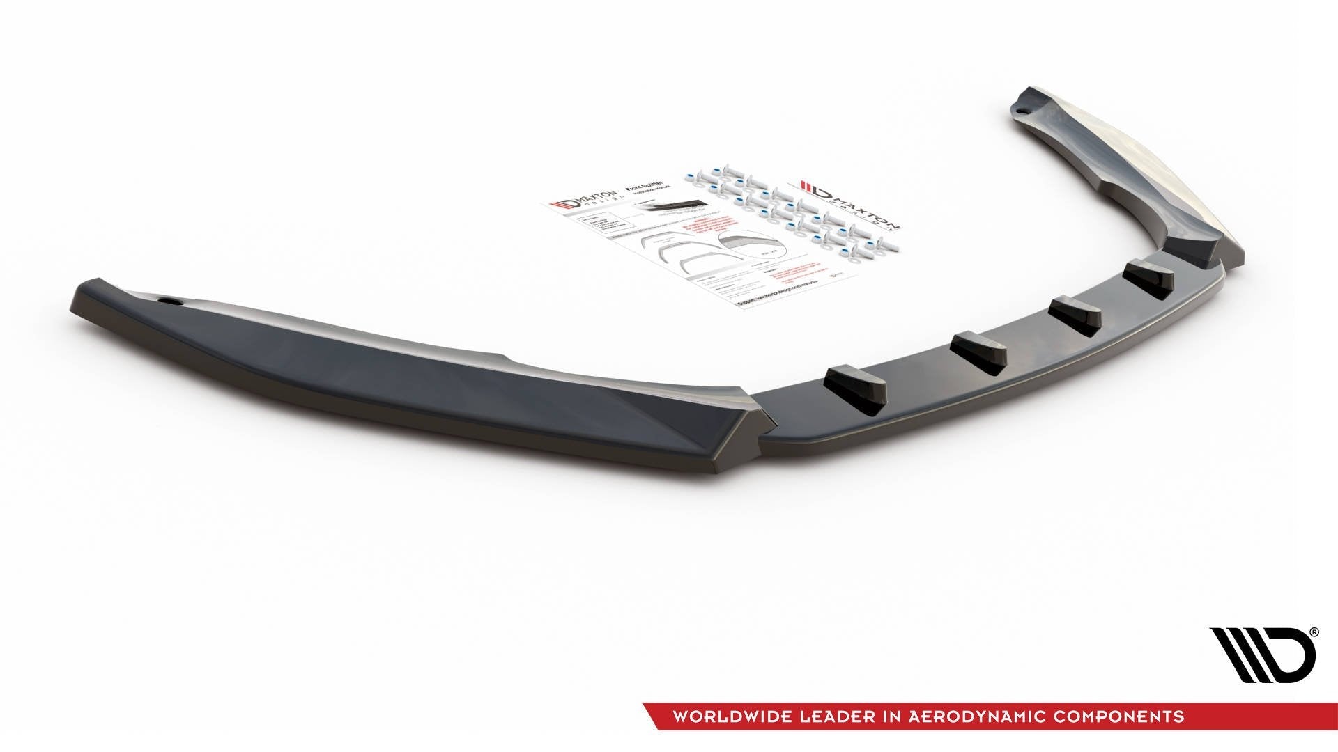 Prelungire splitter bara fata Skoda Octavia RS Mk3 Facelift 2016-2019 v16 - Maxton Design