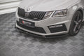 Prelungire splitter bara fata Skoda Octavia RS Mk3 Facelift 2016-2019 v16 - Maxton Design