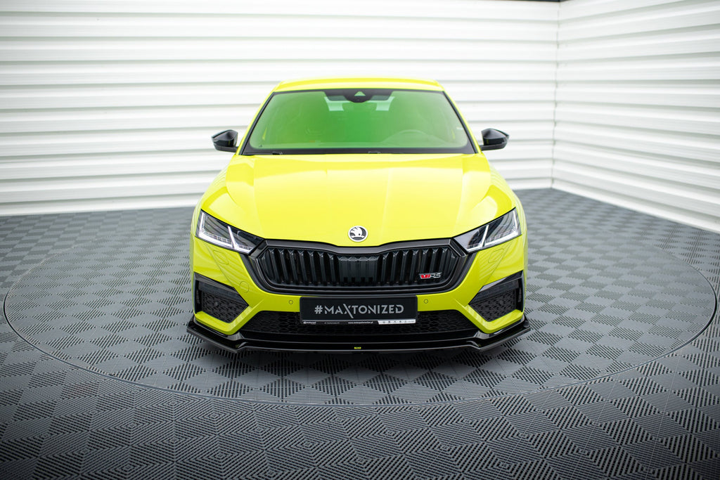 Prelungire splitter bara fata Skoda Octavia RS Mk4 2020- v13 - Maxton Design