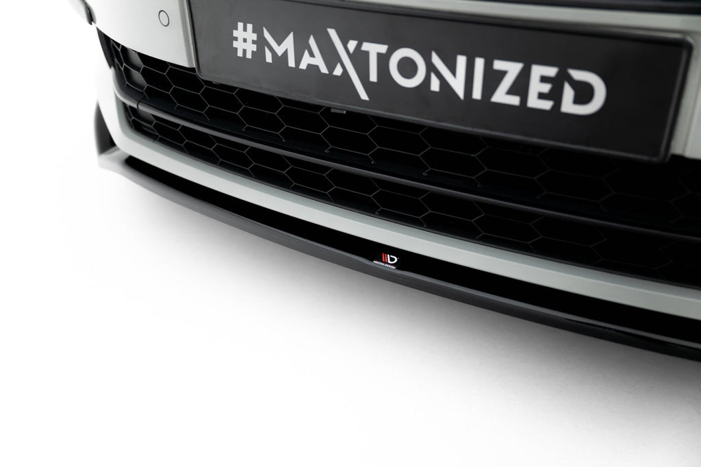 Prelungire splitter bara fata Skoda Superb Mk3 2015- v5 - Maxton Design