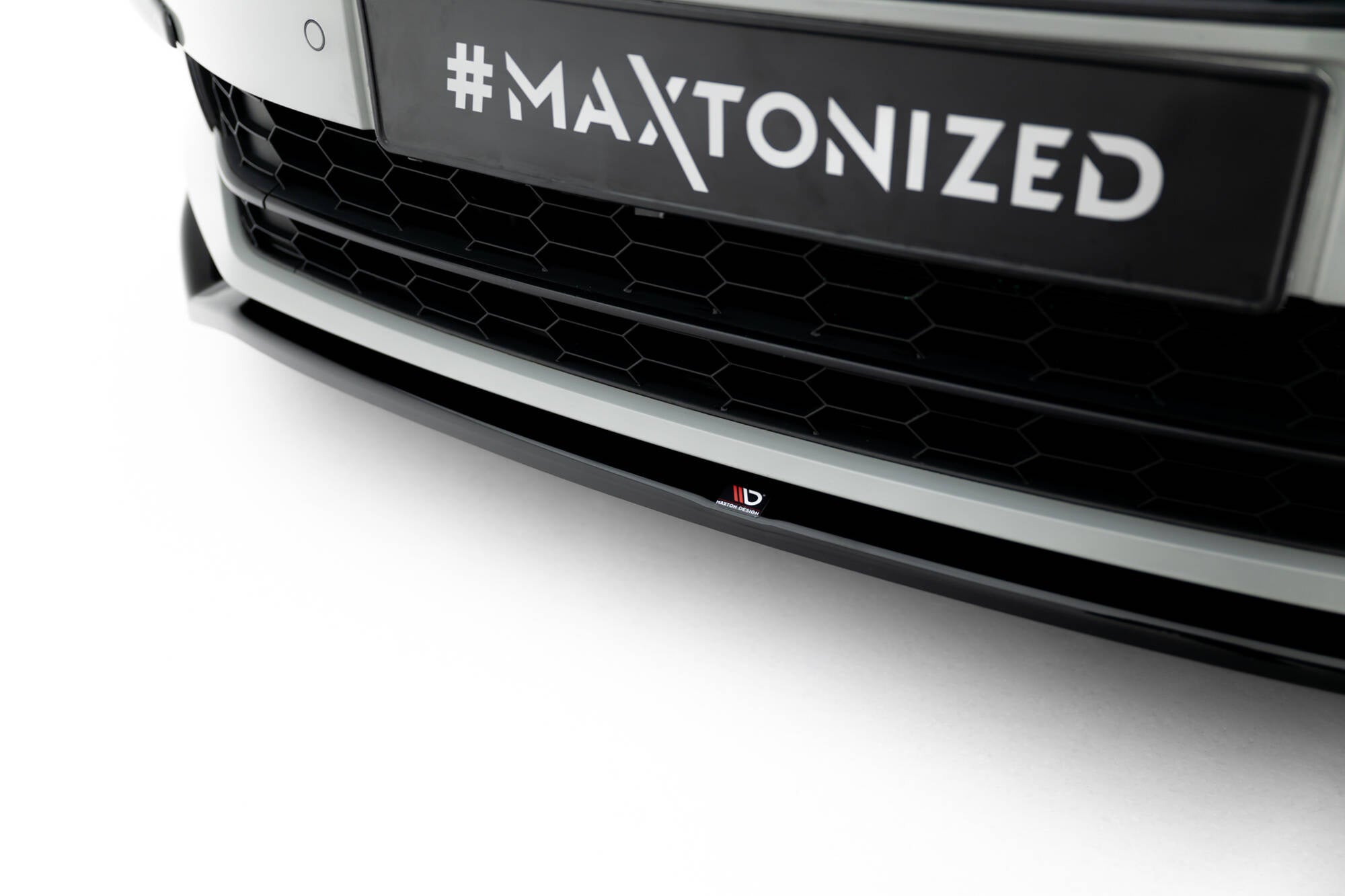 Prelungire splitter bara fata Skoda Superb Mk3 2015- v5 - Maxton Design