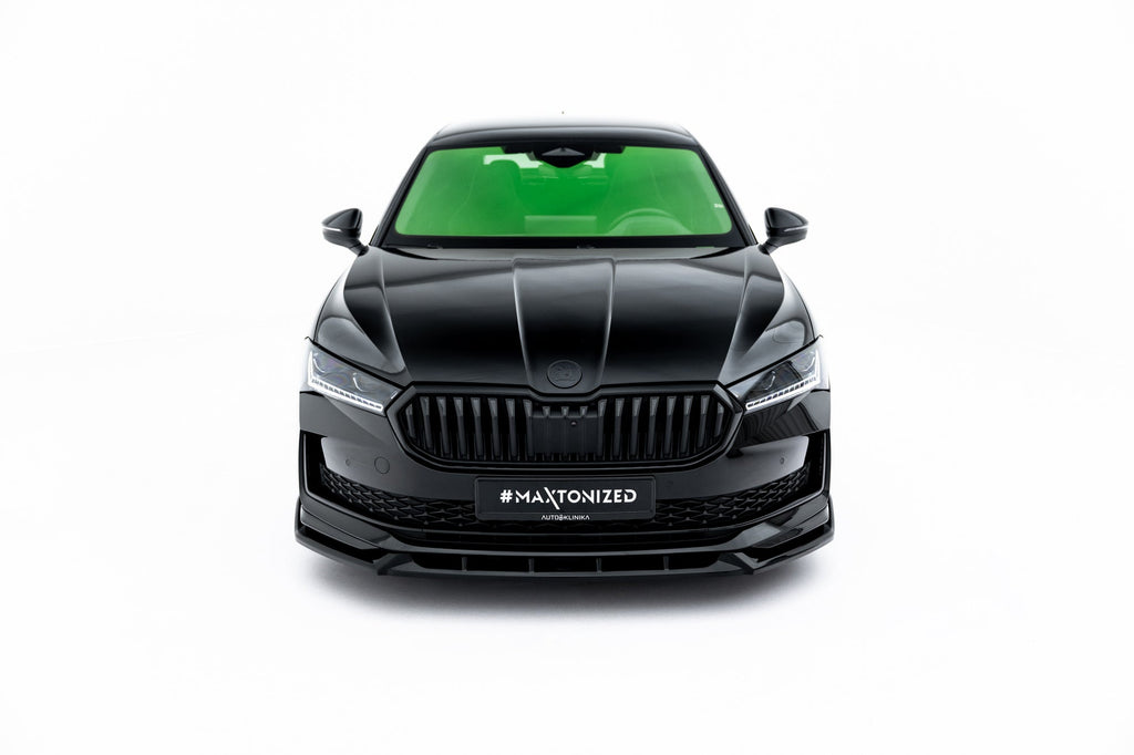 Prelungire splitter bara fata Skoda Superb Sportline Mk4 2024- v4 - Maxton Design