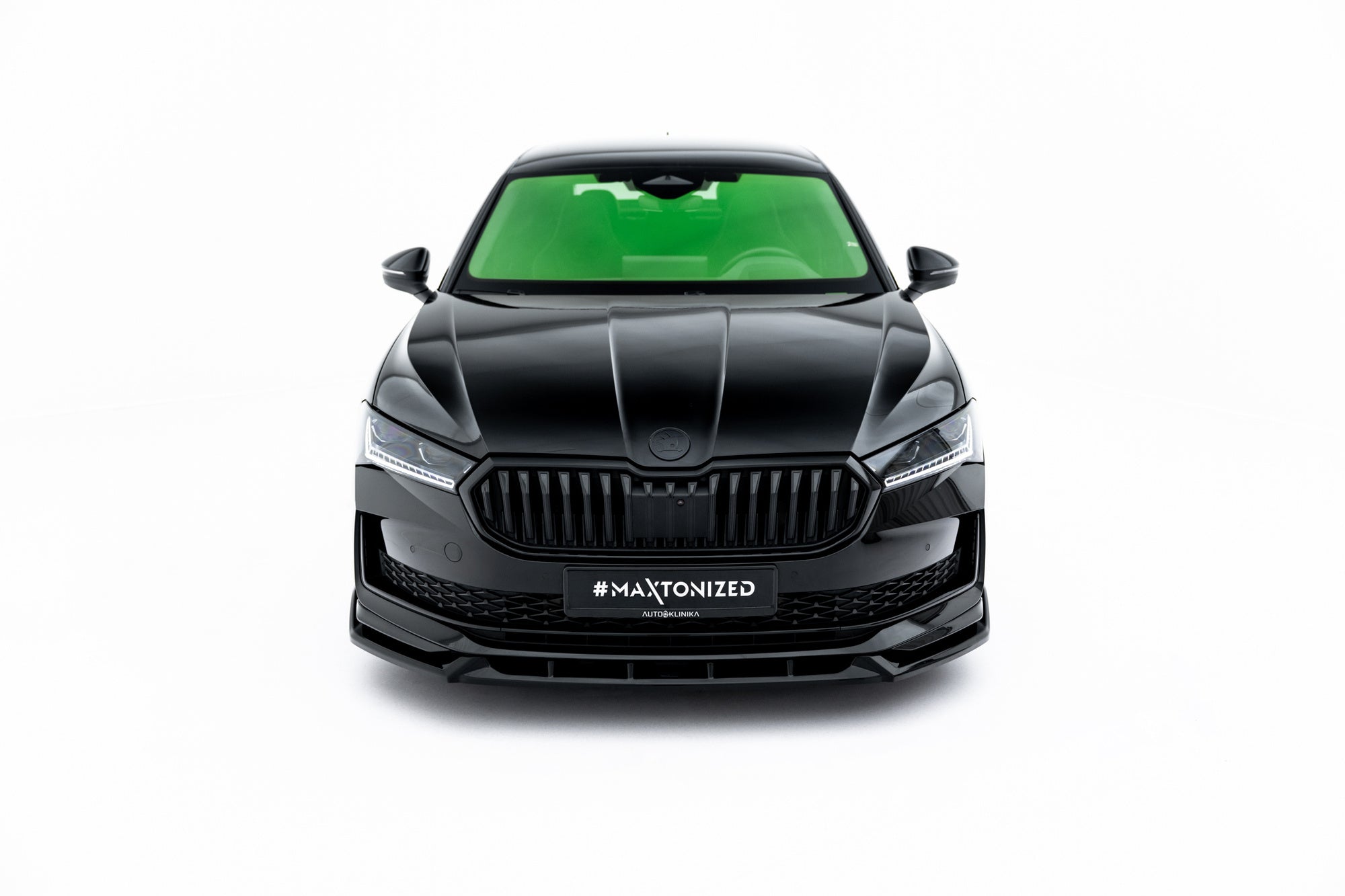 Prelungire splitter bara fata Skoda Superb Sportline Mk4 2024- v4 - Maxton Design