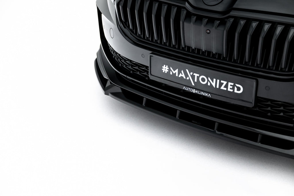 Prelungire splitter bara fata Skoda Superb Sportline Mk4 2024- v4 - Maxton Design