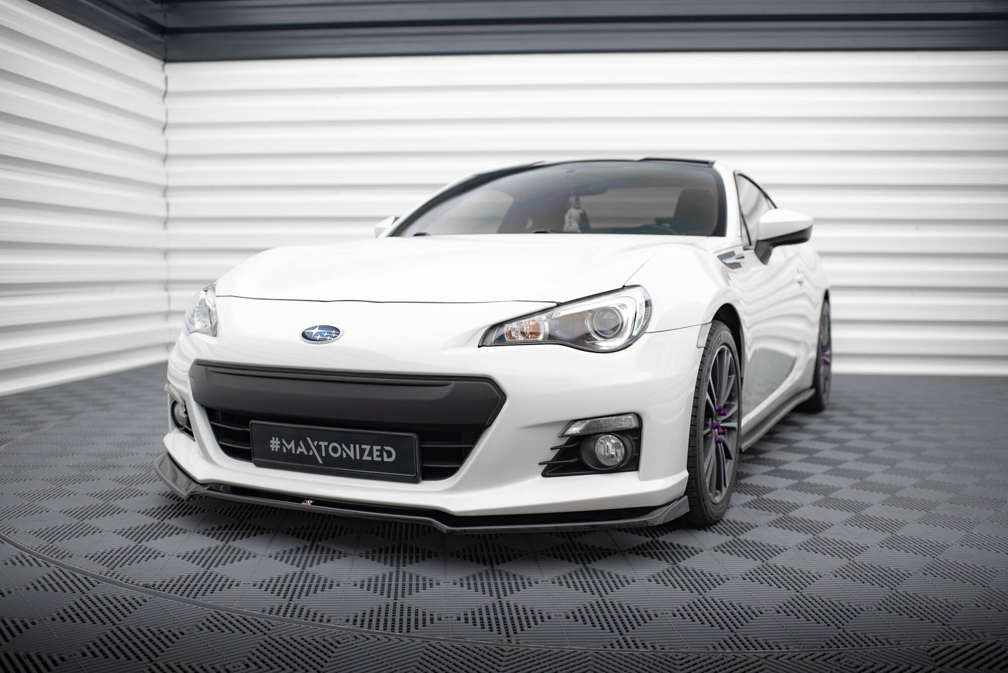 Prelungire splitter bara fata Subaru BRZ 2012-2017 v13 - Maxton Design