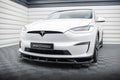 Prelungire splitter bara fata Tesla Model X Mk1 Facelift 2021- v4 - Maxton Design