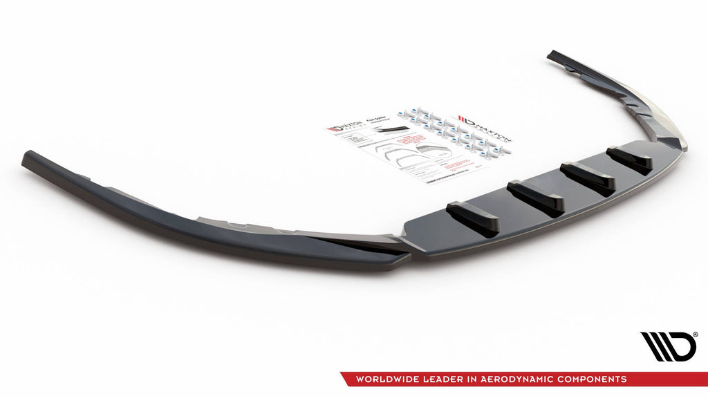 Prelungire splitter bara fata Toyota Avensis Mk3 Facelift 2015-2018 v2 - Maxton Design