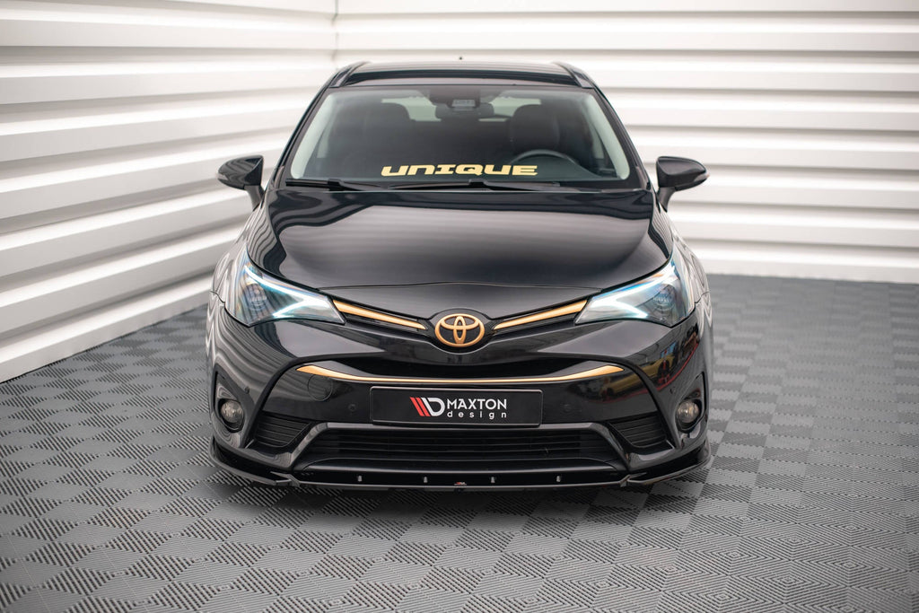 Prelungire splitter bara fata Toyota Avensis Mk3 Facelift 2015-2018 v2 - Maxton Design